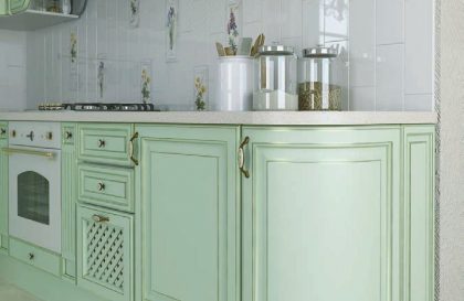 Кухня Париж из МДФ в эмали