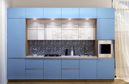 Кухня МДФ эмаль Фуксия