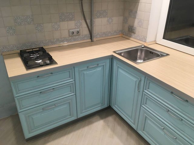 Кухня Buona Sera с фасадами Наполи
