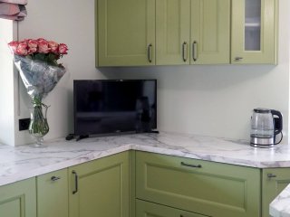 Современная кухня из массива дерева Рома