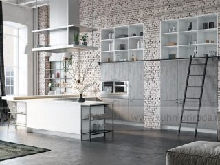 Кухня фасады МДФ пластик HPL «Синкрон Титан»