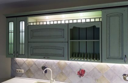 Кухня Buona Sera Rimini с фасадами из массива дуба