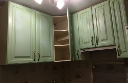Угловая кухня ЗОВ Париж с фасадами из МДФ