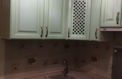 Угловая кухня ЗОВ Париж с фасадами из МДФ