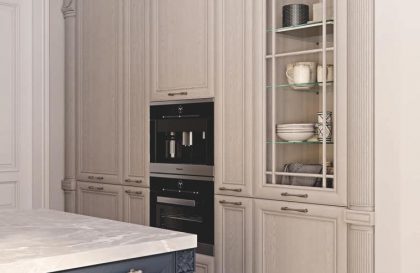 Кухня Вермонт с фасадами из массива ясеня в стиле Классика