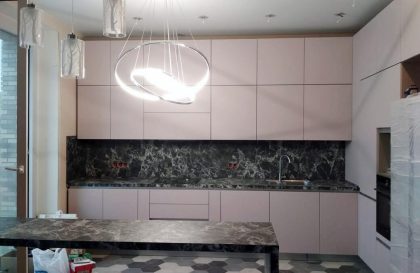 Современная кухня Гола с фасадами из МДФ