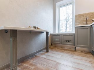 Кухня Пьемонт из массива ясеня