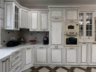 Кухня Барселона из массива дерева