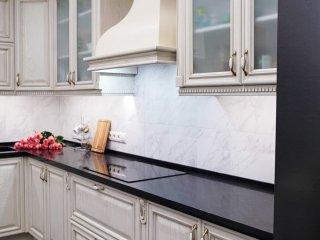 Белая кухня из дуба Белла