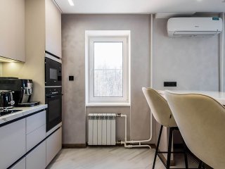 Серая кухня Россо супермат