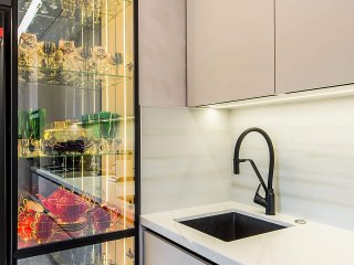 Серая кухня Россо супермат